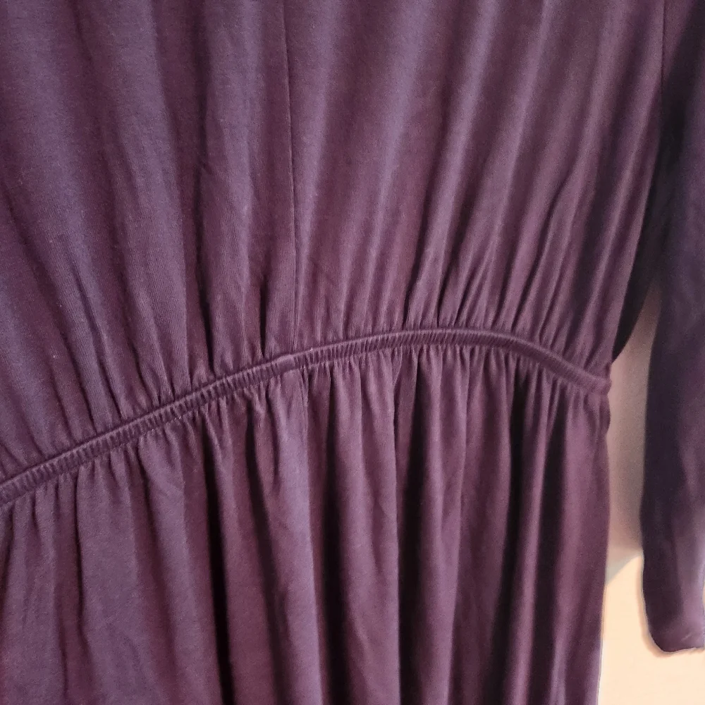 Isabel Maternity by Ingrid & Isabel Navy Long Sleeve Dress Size Large - Picture 4 of 10